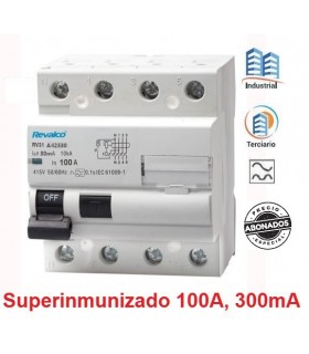Superinmunizado 4 polos 100A 300mA 10KA