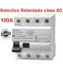 Diferencial Selectivo 100A, 4P 300mA Retardado