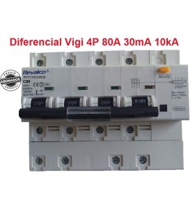 Diferencial  con Automático Incorporado 4P 80A 30mA