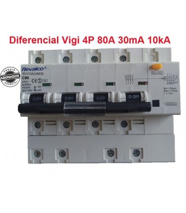 Diferencial  con Automático Incorporado 4P 80A 30mA