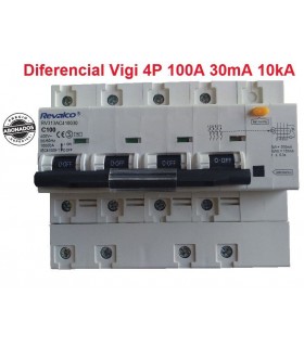 Diferencial con Automático incorporado 4P 100A 30mA