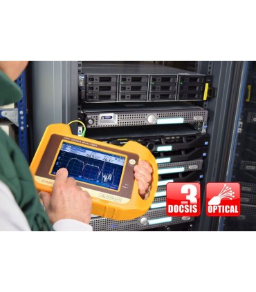 Analizador híbrido FO y CableMódem DOCSIS 3.1