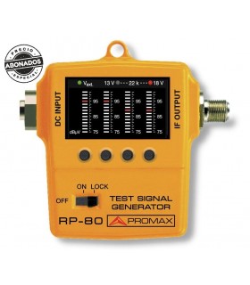 Generador FI de Satélite y Terrestre con 4 portadoras de nivel controlable RP-080