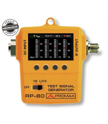 Generador FI de Satélite y Terrestre con 4 portadoras de nivel controlable RP-080