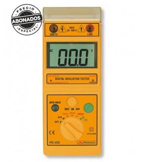 Medidor de aislamiento PE-455 Promax