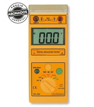 Medidor de aislamiento PE-455 Promax