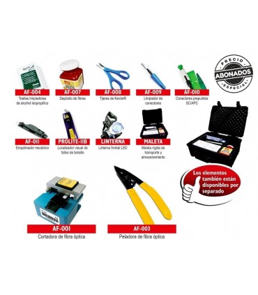Kit de conectorización en campo para instaladores ICT PROMAX