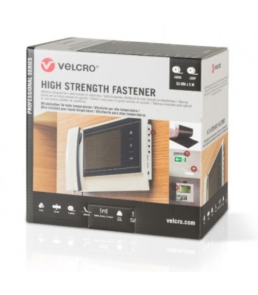 Cinta Velcro Sujeción ultrafuerte negro 5 metros x 50mm