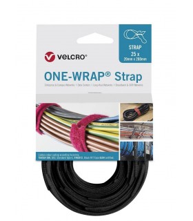 Bridas Reutilizables negro ONE-WRAP® STRAP 20x200mm
