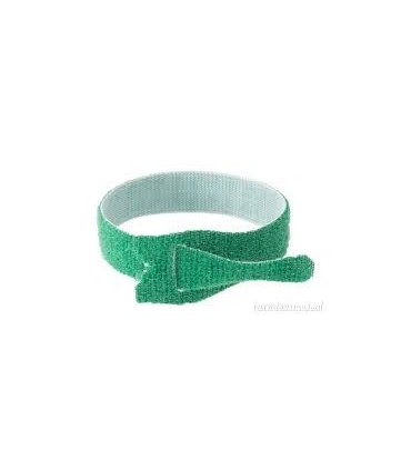 ONE-WRAP brida reutilizable velcro verde