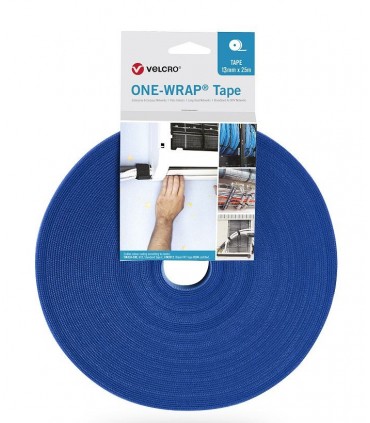 Velcro ONE-WRAP® TAPE 13mm x 25 metros azul