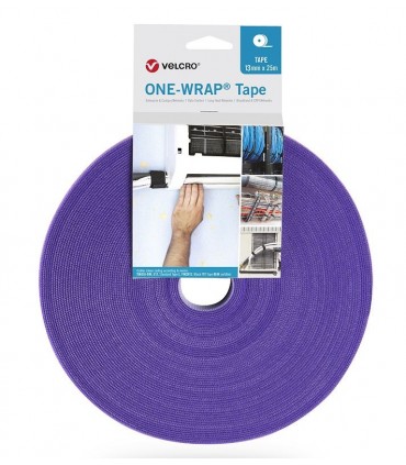 Velcro ONE-WRAP® TAPE 13mm x 25 metros lila