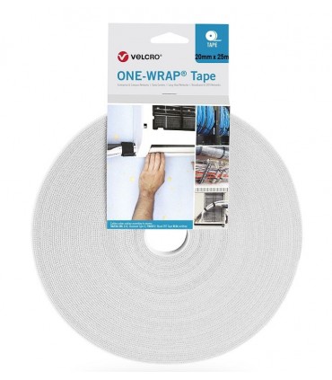 Velcro ONE-WRAP® TAPE 20mm x 25 metros blanco