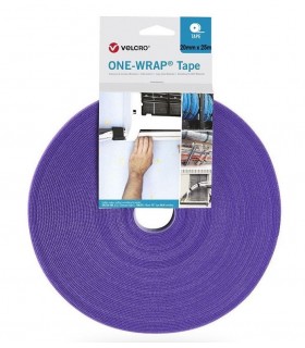 Velcro ONE-WRAP® TAPE 20mm x 25 metros lila