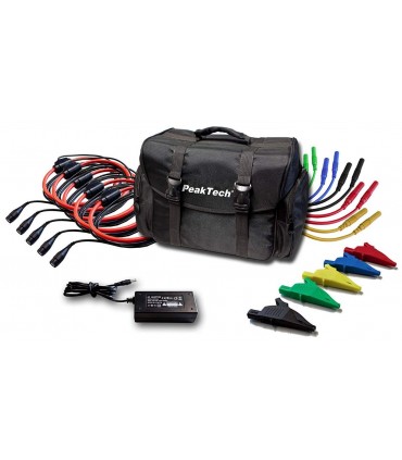 Analizador de Potencia y Calidad de Energía Trifásico PeakTech P4145