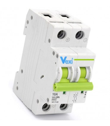 Magnetotérmico Corriente Continua 2 Polos 10Amp