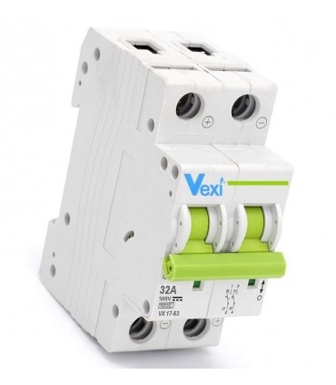 Magnetotérmico Corriente Continua 2 Polos 32Amp