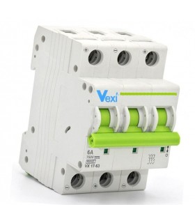 Magnetotérmico Corriente Continua Trifásico 6Amp