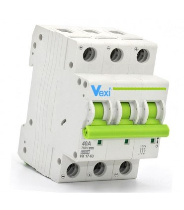 Magnetotérmico Corriente Continua Trifásico 40Amp