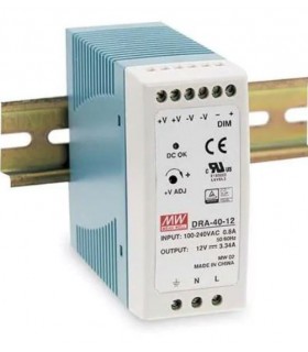 Fuente de alimentación Serie DRA Mean Well DRA-40-12