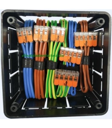 Caja de empalmes con conectores WAGO
