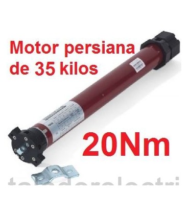 Motor tubular 45mm 20Nm para 35 kilos