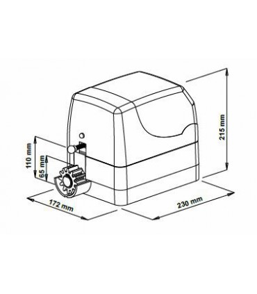 Motor y cuadro de control para 400 kilos