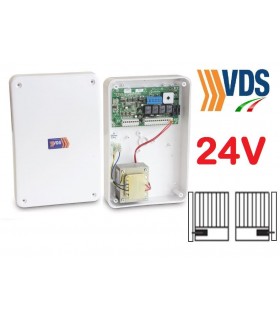 Cuadro de control 2 hojas batientes 24V.