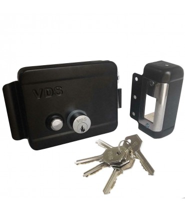 Electrocerradura reversible con pulsador VDS 167/E