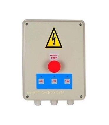 Cuadro de control motor seccional puerta industrial