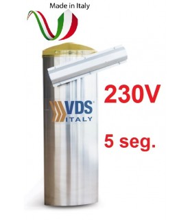 Barrera Berta Rápida INOX mástil máximo 4m. 230V VDS BEV2