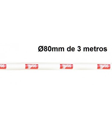 Mástil redondo Ø80mm barrera VDS de 3 metros