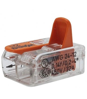 Conector WAGO 221-412 4.0mm²  2 vías