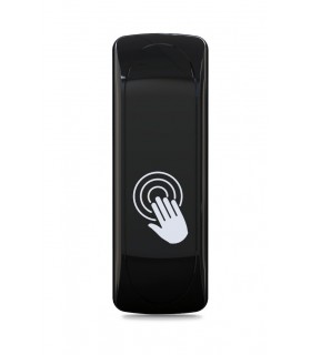 Pulsador sin contacto de puertas automáticas tecnología IR J-Wave color negro