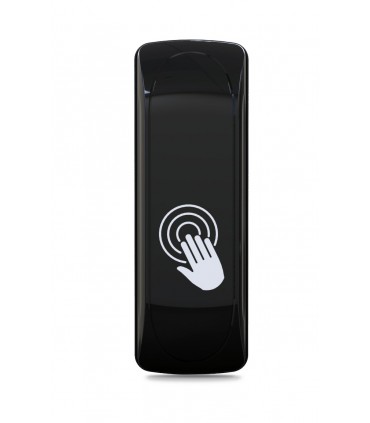 Pulsador sin contacto de puertas automáticas tecnología IR J-Wave color negro