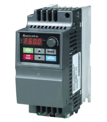 Variador con teclado y Autómata incorporado 230V, 0,4kW  0,5CV DELTA