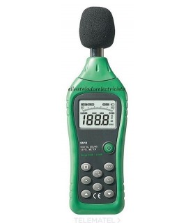 Sonómetro KPS-SN10 rango 30dB a 130dB.