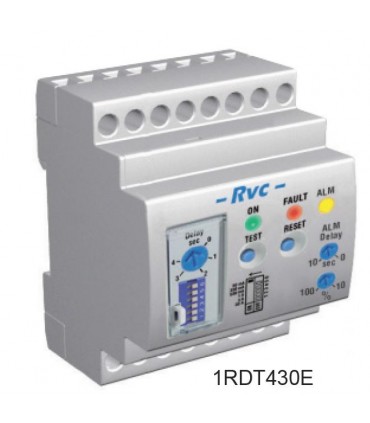 Diferencial Sensibilidad Ajustable (IΔN) 30-300-500mA/ 1-3-30A con prealarma