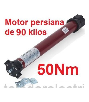 Motor tubular 45mm 50Nm para 90 kilos