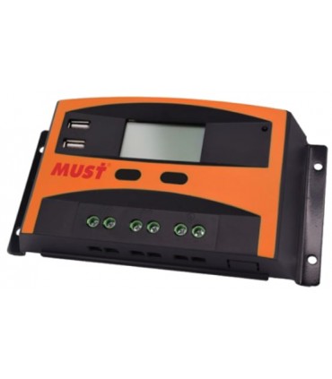 Regulador Carga Must Solar PWM 12V/24V 10A