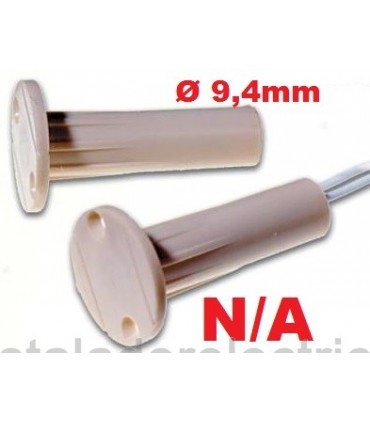 Interruptor magnético empotrable taladro N/A  Ø 9,4mm
