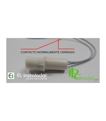 (5 unidades) Interruptor magnético fijación a panel por presión N/A Ø 9mm.