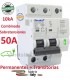 Protector 50A Combinado Sobretensiones con IGA 10kA Permanentes y Transitorias