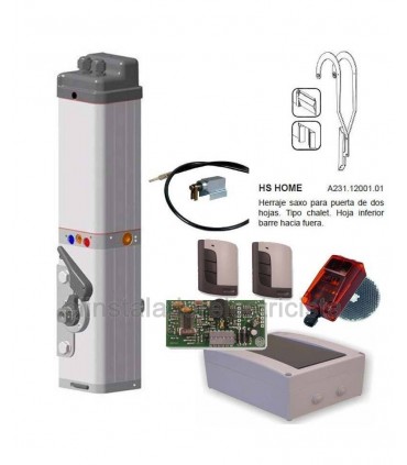 KIT Motor hidráulico Medva HOME puertas basculantes con herraje Saxo