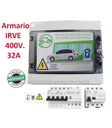 KIT Trifásico Protecciones VE caja IP65 12Mód. con cerradura