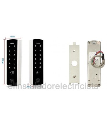 Control de acceso por teclado y tarjeta