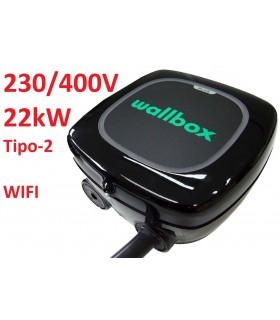 Cargador Wallbox Pulsar PLUS trifásico 22kw Type 2 Wifi