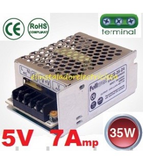 Fuente de alimentación 5V.  7Amp. S-35-5