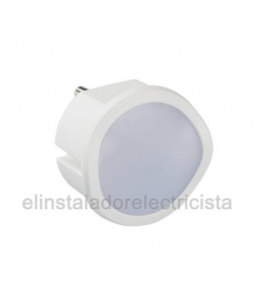 Linterna Enchufe Pared, luz LED, Blanco 0.06W perfil