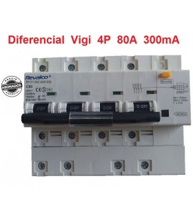 Diferencial con Automático incorporado 4P 80A 300mA
